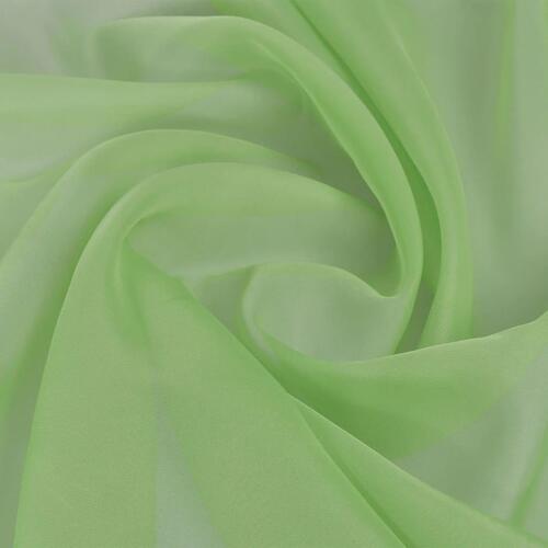 Voile Stof 1,45 x 20 m grøn