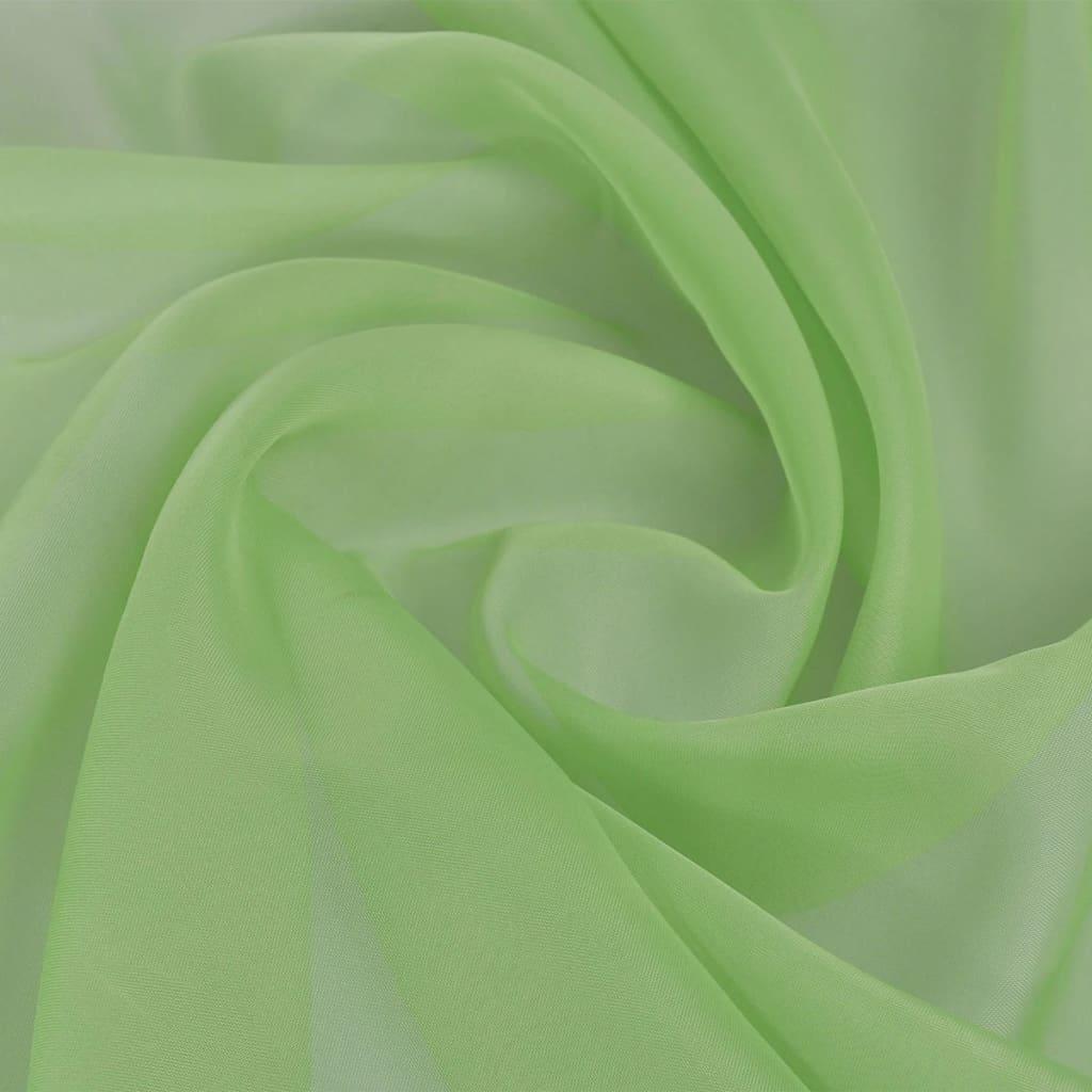 Voile Stof 1,45 x 20 m grøn