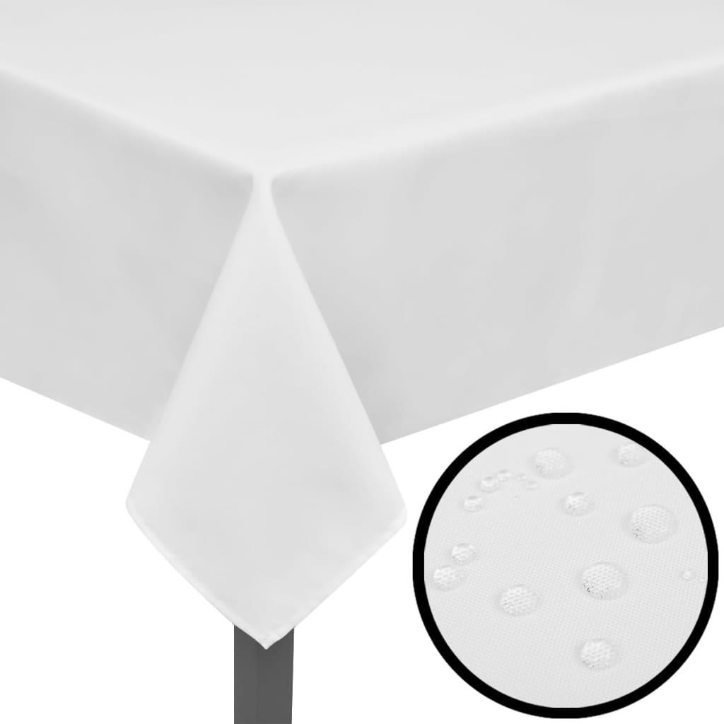 5 Bordduge Hvid 250 x 130 cm//