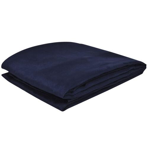 Sofaovertræk i micro-suede, Marineblå, 270 x 350 cm