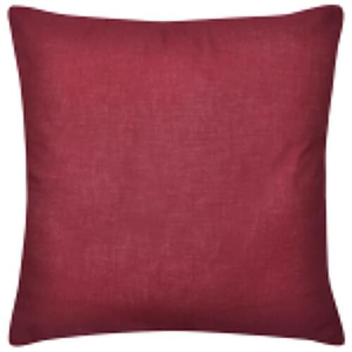 Pudebetræk 4 stk. 50x50 cm bomuld bordeauxfarvet