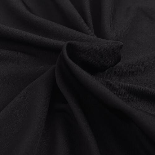 Sofabetræk elastisk polyesterjersey sort
