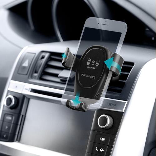 Mobilholder med trådløs oplader til bilen Wolder InnovaGoods
