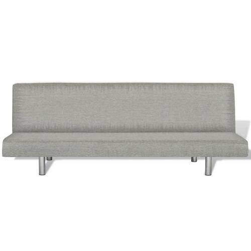 Sovesofa grå polyester