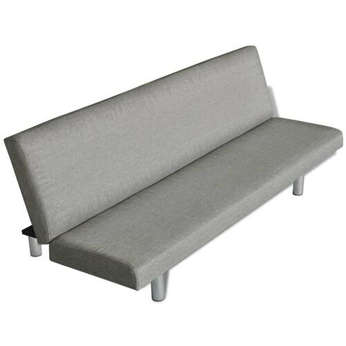 Sovesofa grå polyester