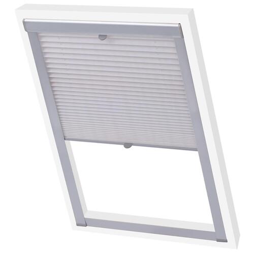 Plisségardin M04/304 hvid