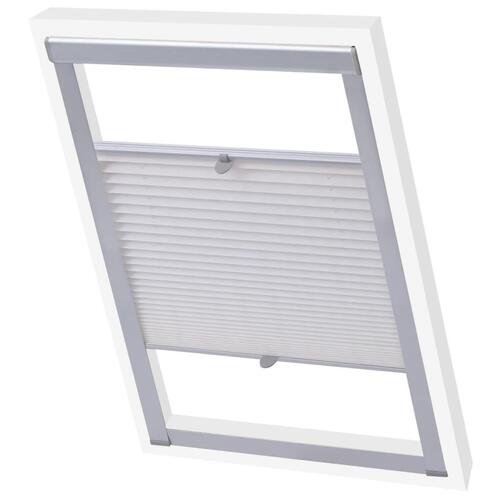 Plisségardin M08/308 hvid