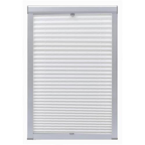 Plisségardin M08/308 hvid