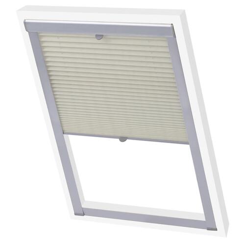 Plisségardin M08/308 cremefarvet