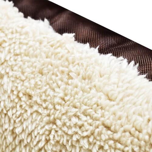 Hundeseng XXL brun og beige