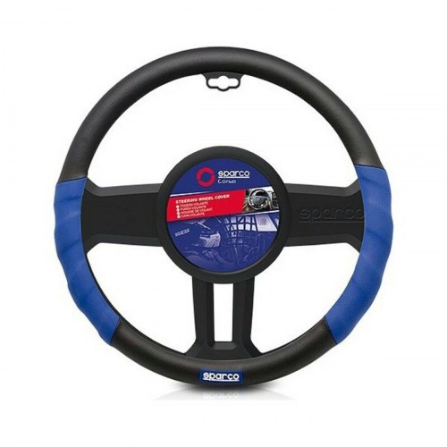 Ratovertræk Sparco SPC1100L universal Ø 37-39 cm - blå/sort