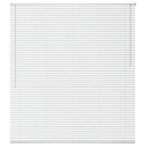 Persienne aluminium 140 x 160 cm hvid