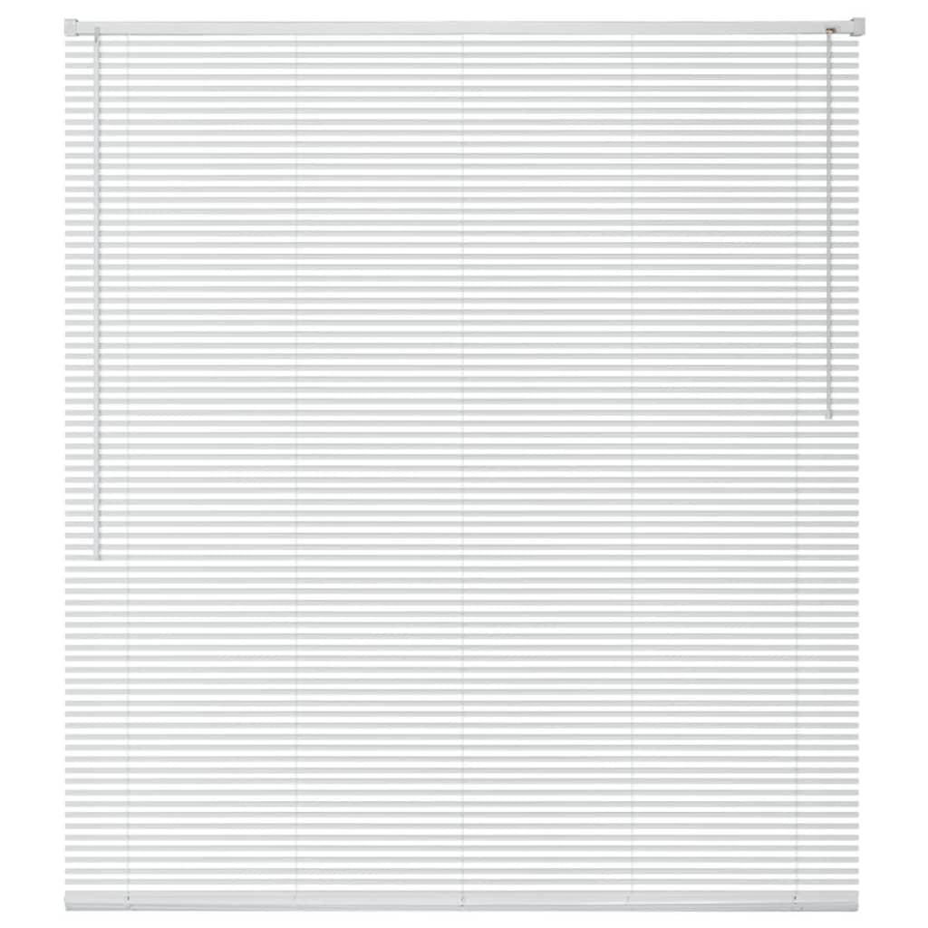 Persienne aluminium 140 x 160 cm hvid