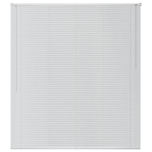 Persienne aluminium 140 x 160 cm hvid