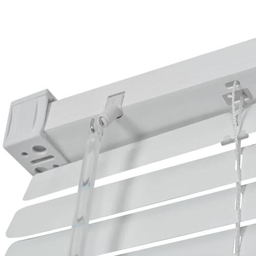 Persienne aluminium 140 x 160 cm hvid