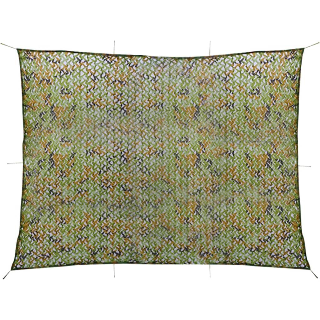 Kamuflagenet med opbevaringspose, 3x4 m