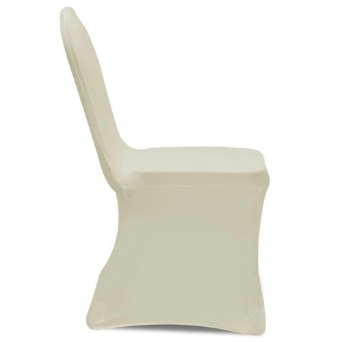 Stolebetræk i stretch 4 stk. creme