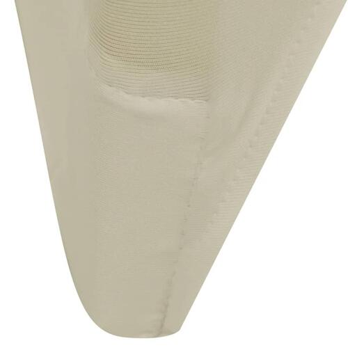Stolebetræk i stretch 4 stk. creme