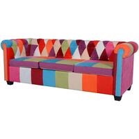 3-personers Chesterfield sofa stof