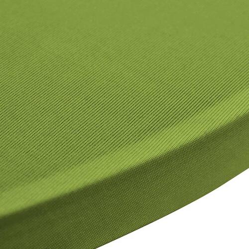 Bordovertræk i stretch 2 stk. 80 cm grøn