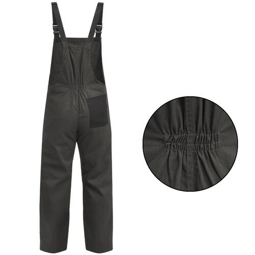 Bib overalls til mænd str. XL grå