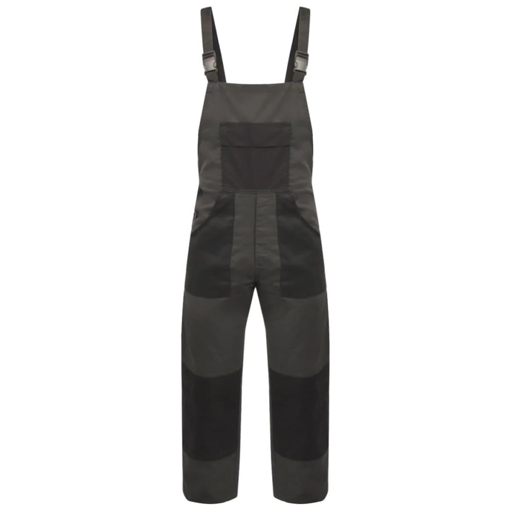 Bib overalls til mænd str. XXL grå