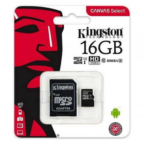 Kingston Canvas Select Plus microSD-kort 32 GB med SD-adapter - 100 MB/s, exFAT, UHS-I U1 Class 10