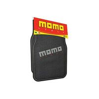Bil gulvmåtte sæt Momo 009 Universal Sort/Rød (4 stk)