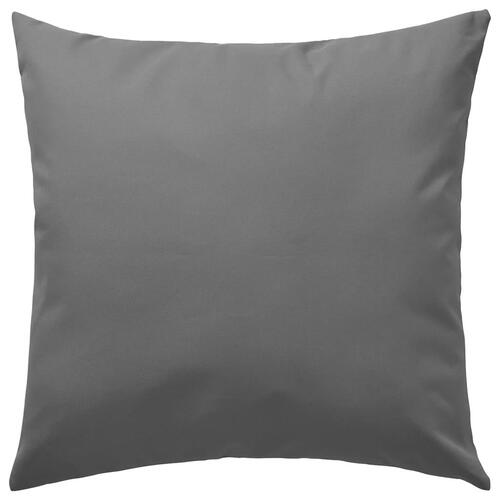 Udendørspuder 4 stk. 45 x 45 cm grå