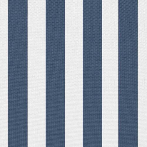Udendørspuder 4 stk. stribeprint 45 x 45 cm marineblå