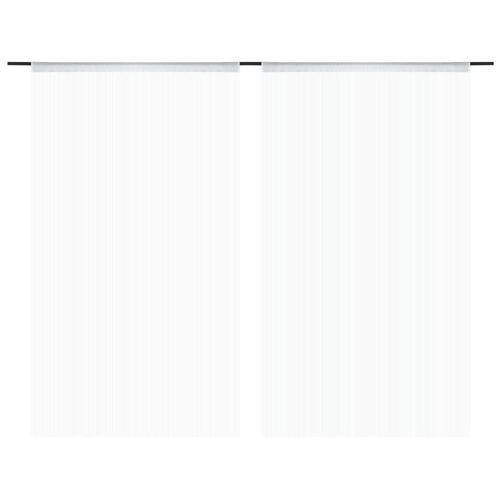 Trådgardiner 2 stk. 140 x 250 cm hvid