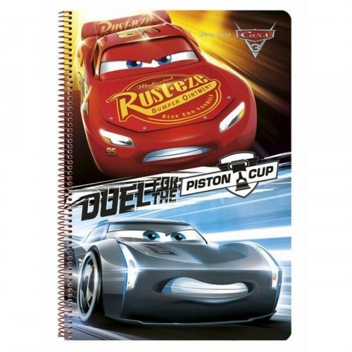 Cars ringbog A4 - 80 ark, kvadreret (4 mm)