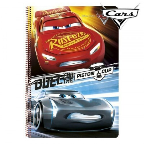 Cars ringbog A4 - 80 ark, kvadreret (4 mm)