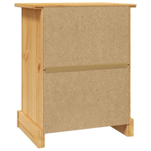 Sengebord Corona-serien 53x39x66 cm mexicansk fyrretræ