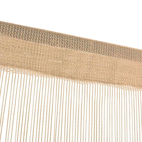 Trådgardiner 2 stk. 140 x 250 cm beige