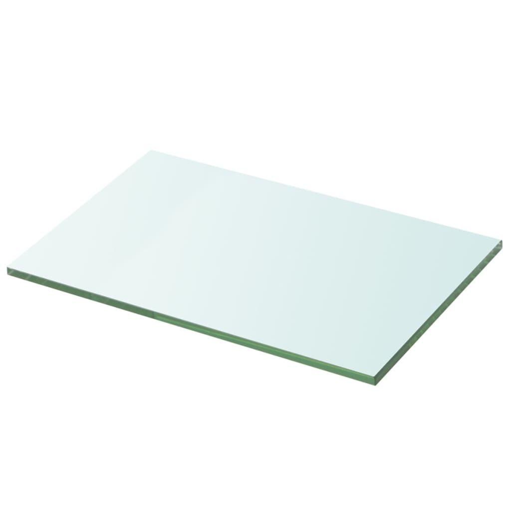 Hylde glaspanel klar 30x20 cm