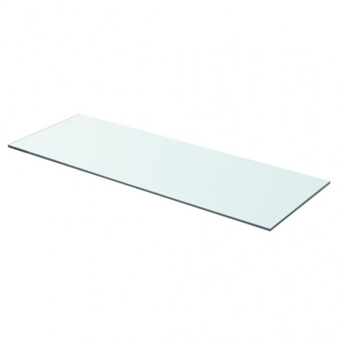 Hylde i hærdet glas - klar 70 × 25 cm