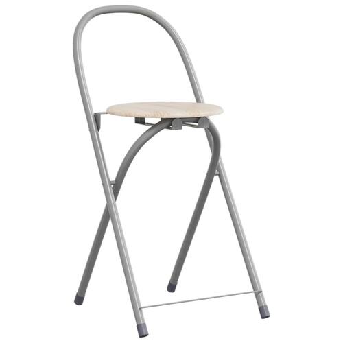 Foldbart spisebordssæt i 5 dele MDF