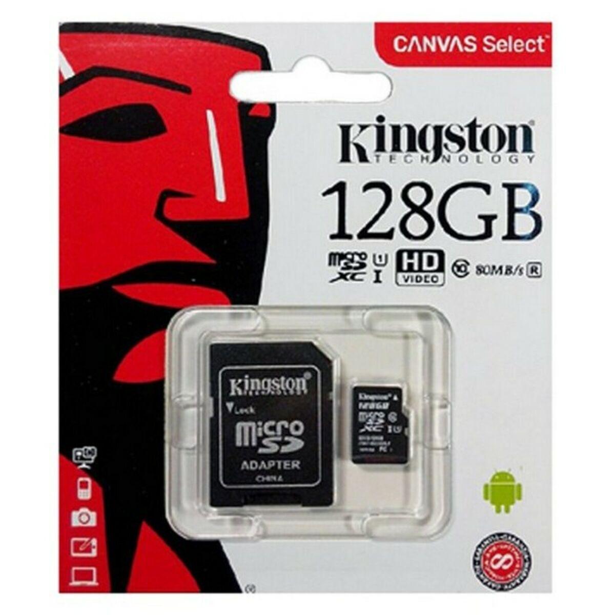 Kingston Canvas Select Plus microSDXC 128 GB med SD-adapter - 100 MB/s, exFAT
