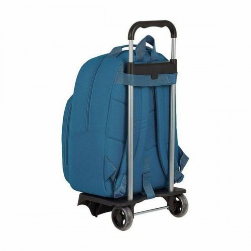 BlackFit8 905 skolerygsæk med hjul - blå, 32 × 42 × 15 cm