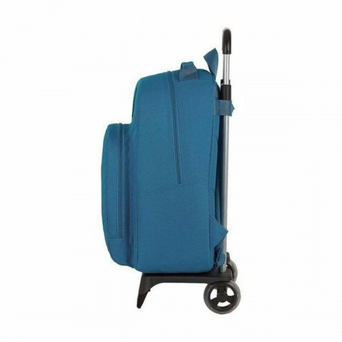 BlackFit8 905 skolerygsæk med hjul - blå, 32 × 42 × 15 cm