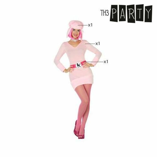 Kostume til voksne Th3 Party Pink dyr (2 Dele) M/L