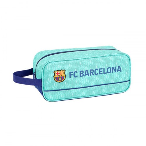 Rejseskotaske F.C. Barcelona Turkisblå (34 x 15 x 14 cm)