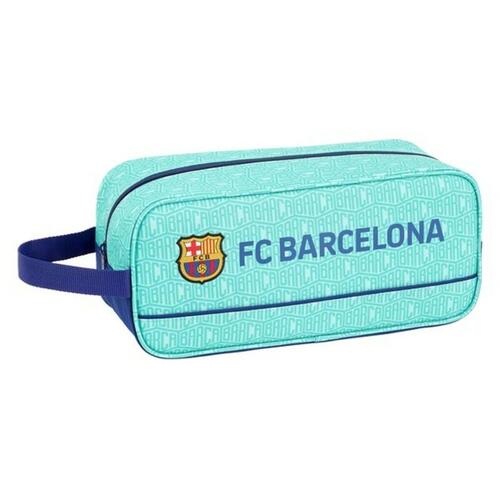 Rejseskotaske F.C. Barcelona Turkisblå (34 x 15 x 14 cm)