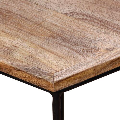 Sofabord 56x48x40 cm massivt mangotræ