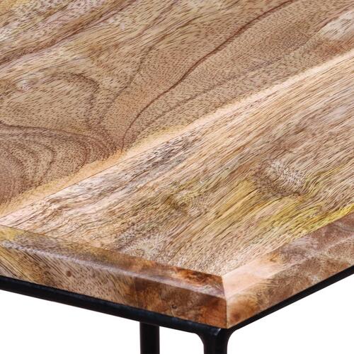 Sofabord 56x48x40 cm massivt mangotræ