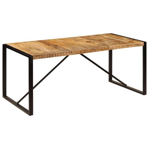Spisebord i massivt ru mangotræ 180 cm