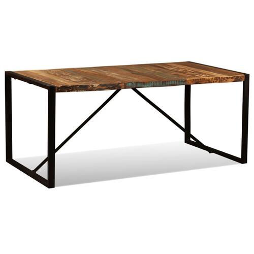 Spisebord 180 cm massivt genbrugstræ