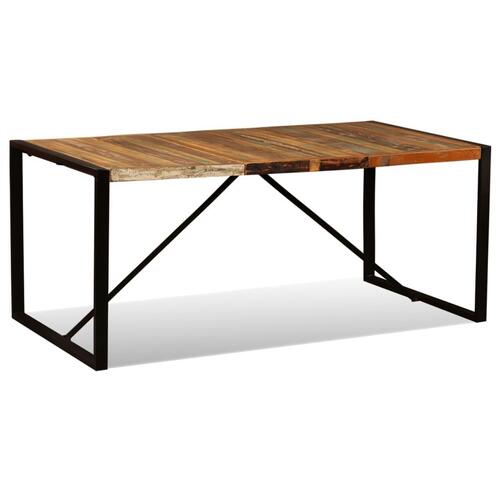 Spisebord 180 cm massivt genbrugstræ