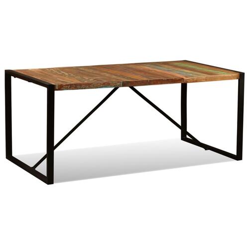Spisebord 180 cm massivt genbrugstræ